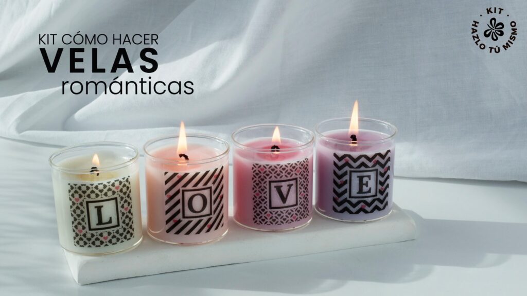 descubre como hacer velas romanticas