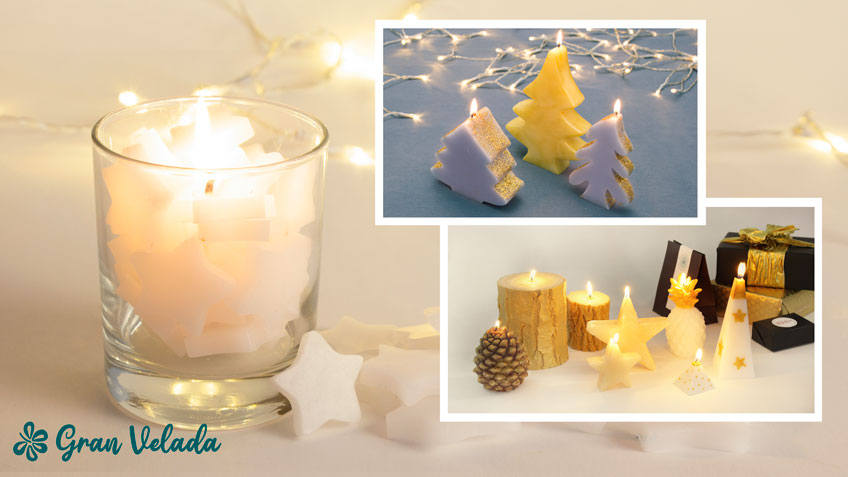 TEPENAR Fabricación creativa de velas para Navidad - Kit para