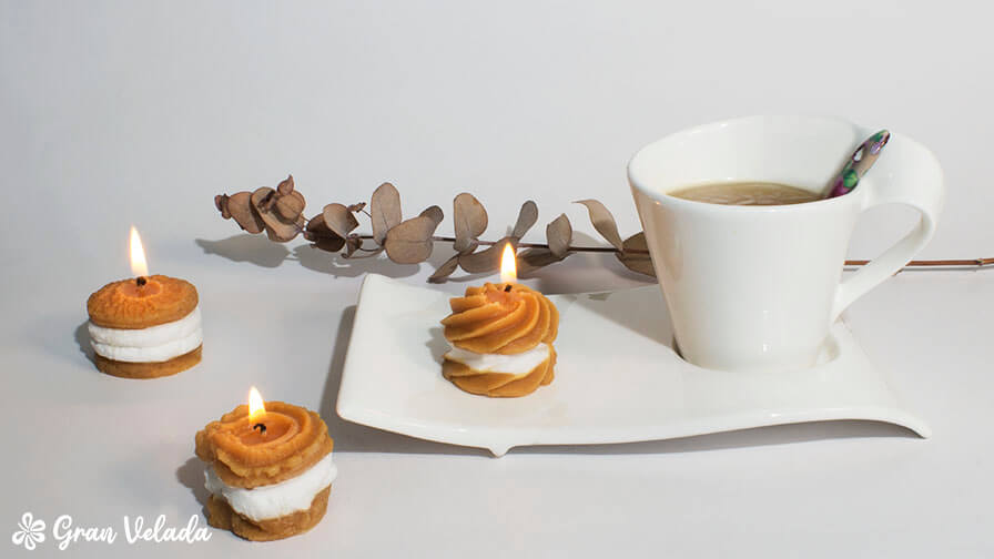 post de biscoitos dinamarqueses de velas originais