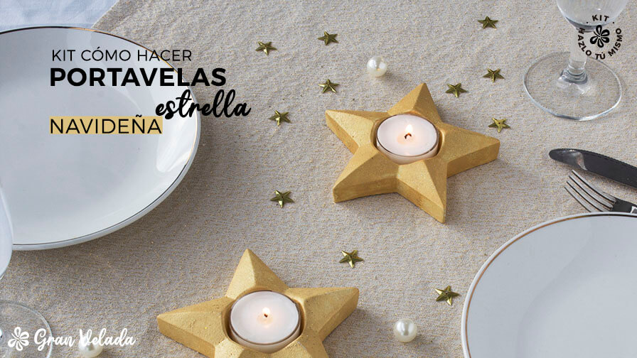 portavelas estrella navidena post